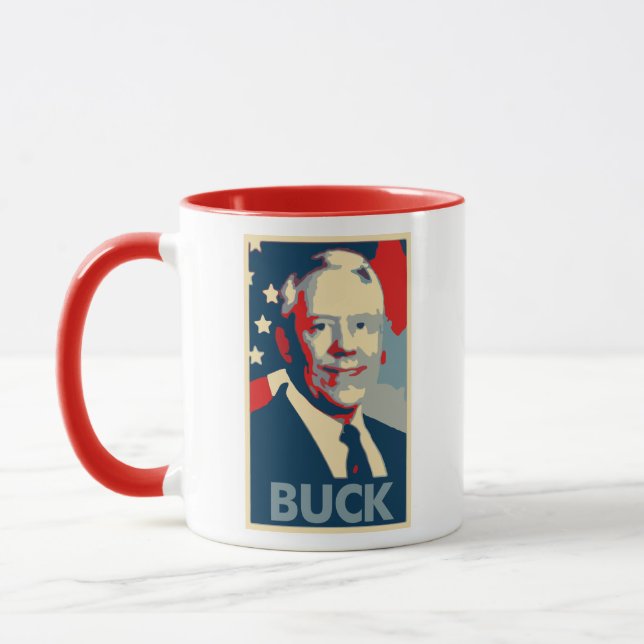 Ken Buck Poster Political Parody Mug (Left)