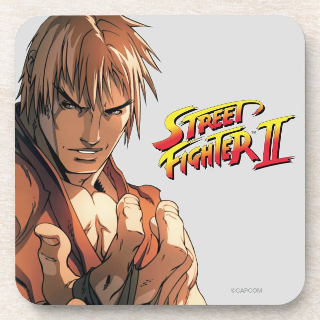 Ken Bust Beverage Coaster (Front)