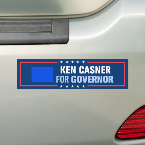 Ken Casner for Wyoming Governor Bumper Sticker