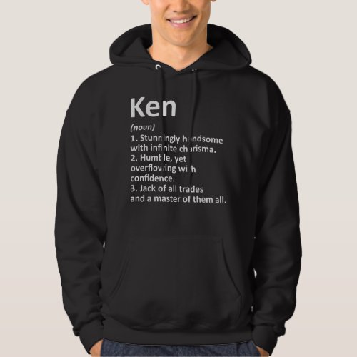KEN Definition Personalized Name Funny Birthday Gi Hoodie