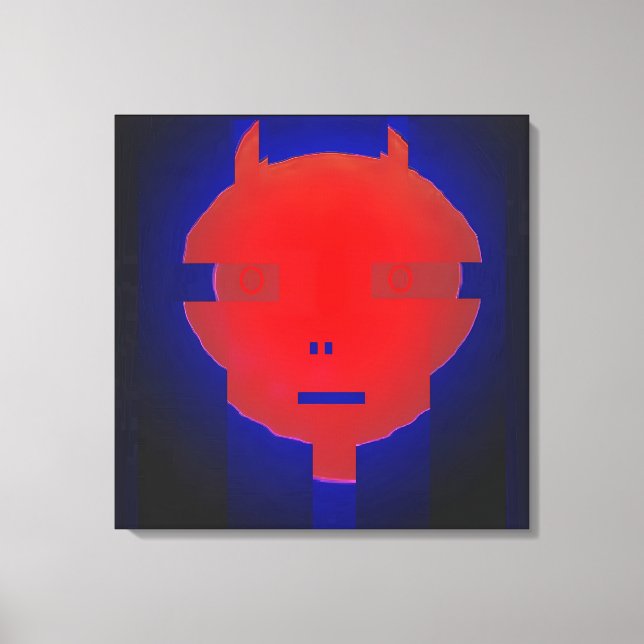 Ken Gage Digital Devil Surrealism Canvas Print (Front)