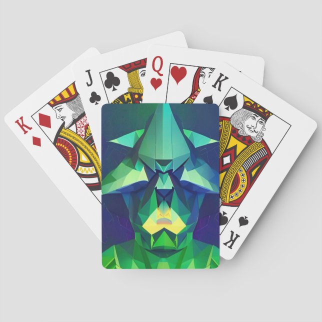 Ken Gage Goblin Mode Surrealist Fine Art Poker Cards (Back)