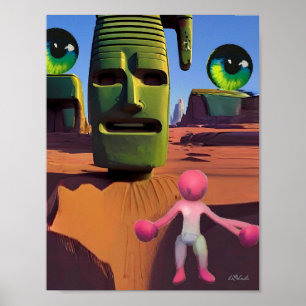 Ken Gage Womboing Around in the Wilder-Bliss Poster