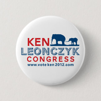 Ken Leonczyk for Congress Button