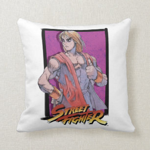 Ken Masters 2 Throw Pillow