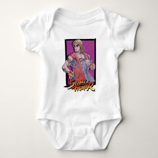 Ken Masters Baby Bodysuit (Front)