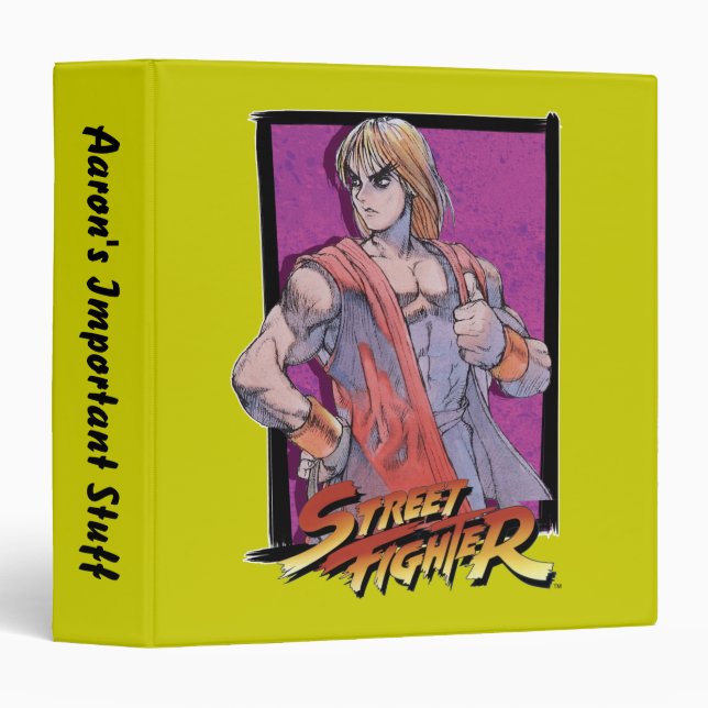 Ken Masters Binder (Front/Spine)