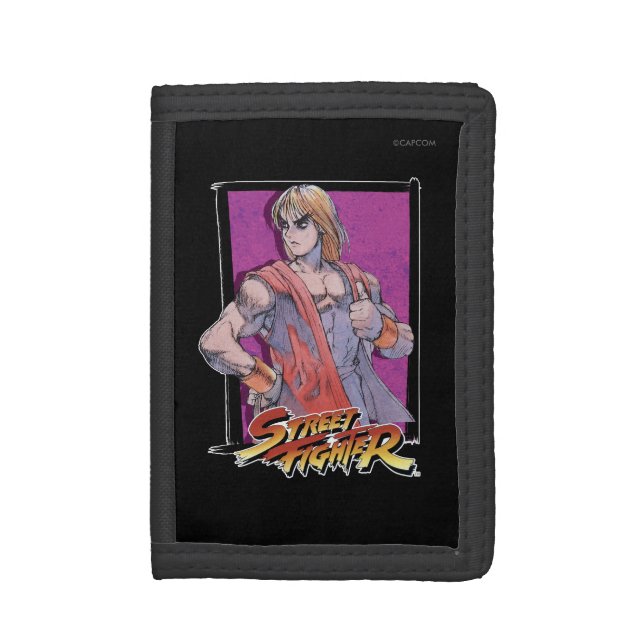Ken Masters Tri-fold Wallet (Front Vertical)