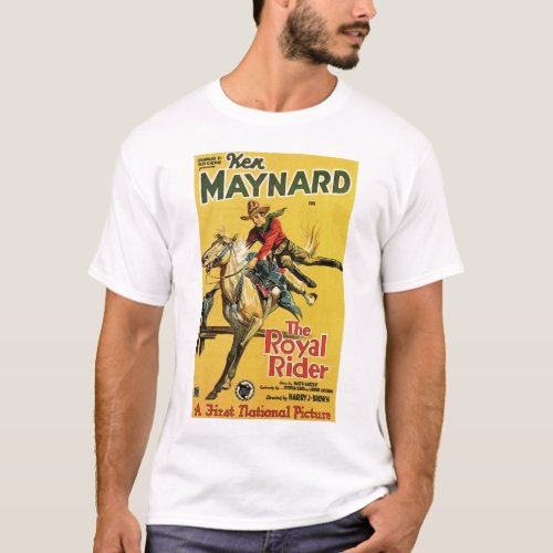 Ken Maynard 1929 vintage movie poster T_shirt