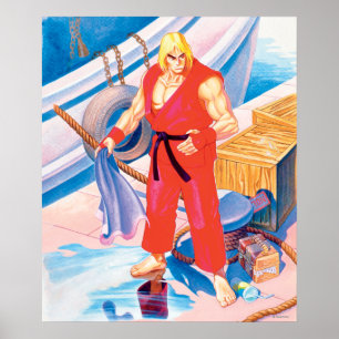 Ken on Dock Poster