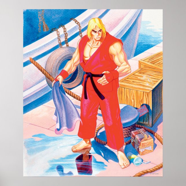 Ken on Dock Poster (Front)