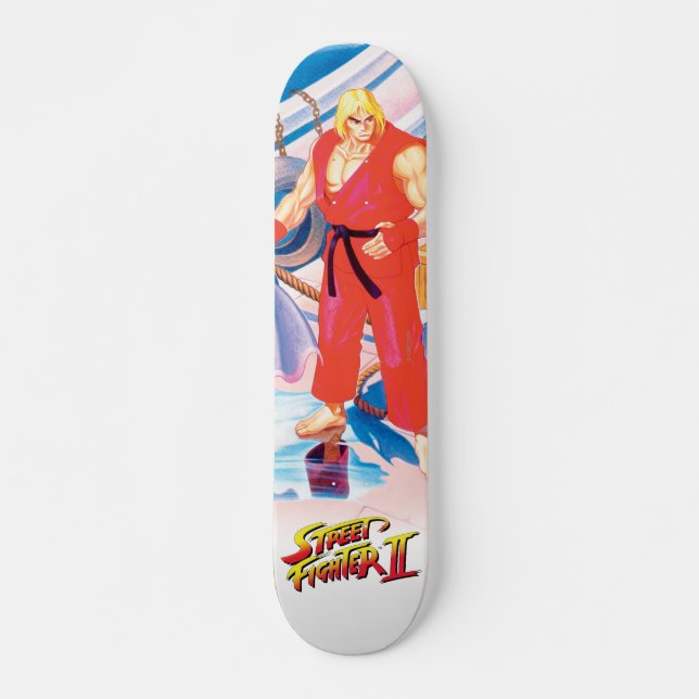 Ken on Dock Skateboard Deck (Front)