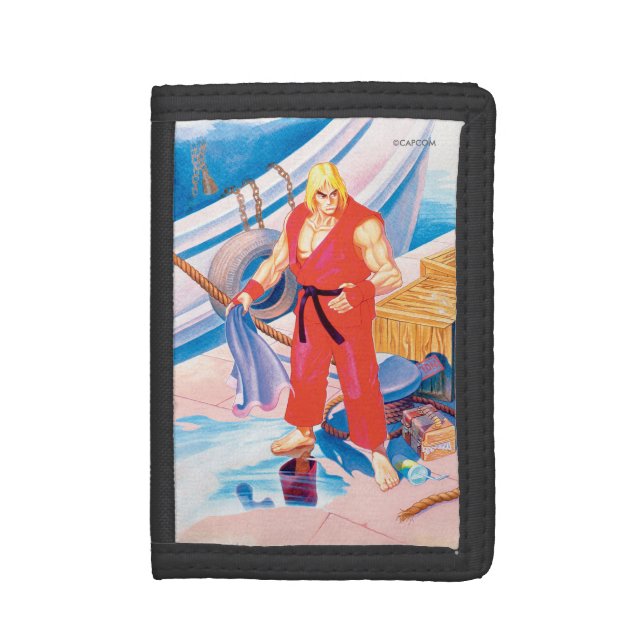 Ken on Dock Trifold Wallet (Front Vertical)