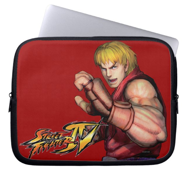 Ken Ready to Fight Laptop Sleeve (Front)