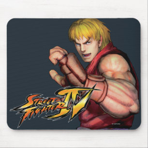 Ken Ready to Fight Mouse Pad