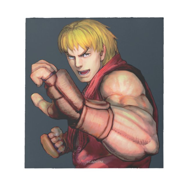 Ken Ready to Fight Notepad (Front)
