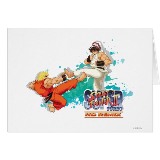 Ken Vs. Ryu 2 Cards (Front Horizontal)