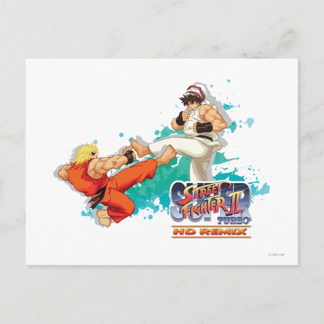 Ken Vs. Ryu 2 Postcard (Front)