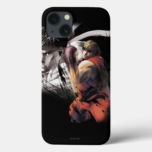 Ken Vs. Ryu Case-Mate iPhone Case (Back)