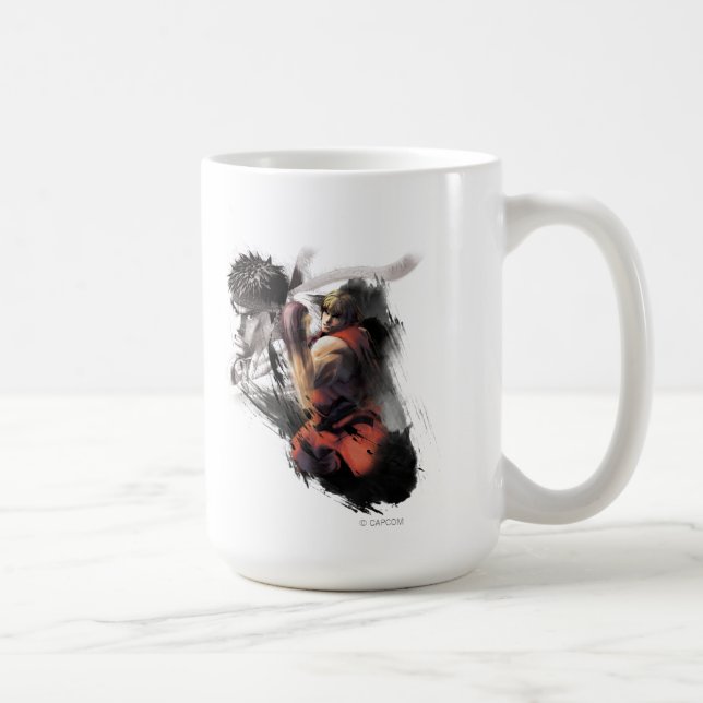 Ken Vs. Ryu Coffee Mug (Right)