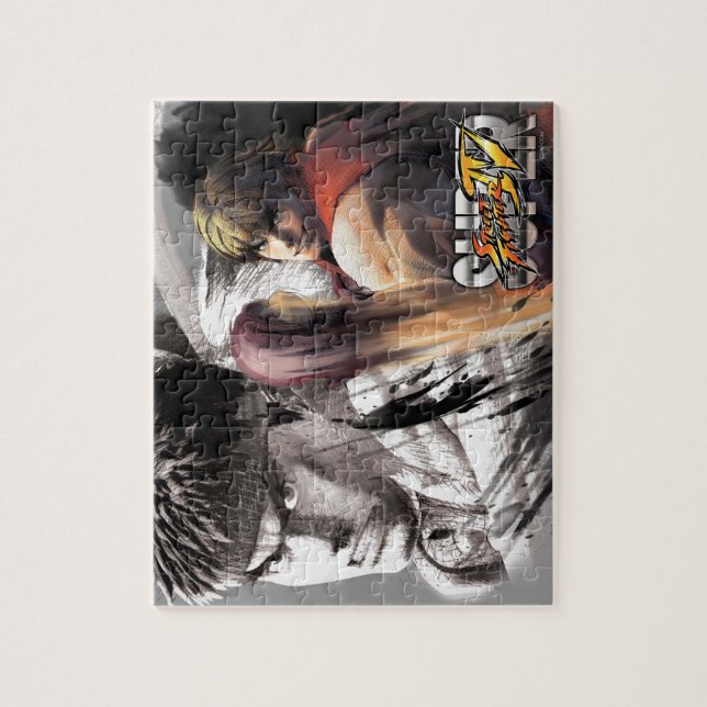 Ken Vs. Ryu Jigsaw Puzzle (Vertical)