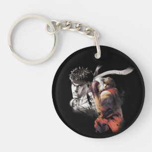 Ken Vs. Ryu Keychain