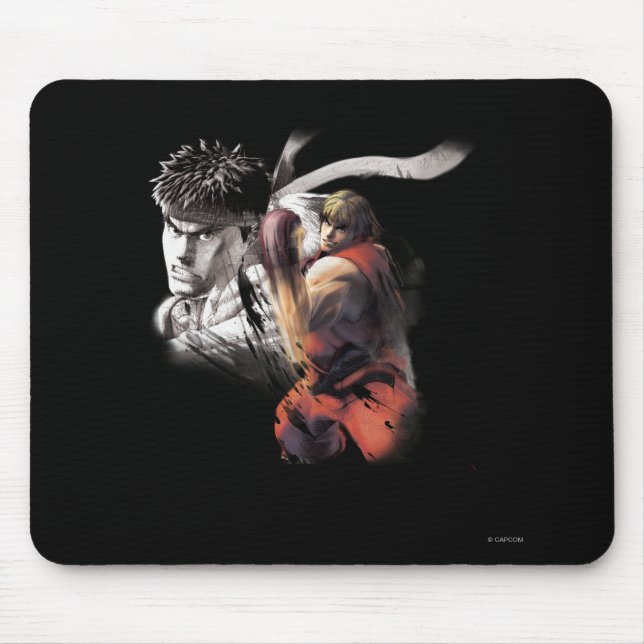 Ken Vs. Ryu Mouse Pad (Front)