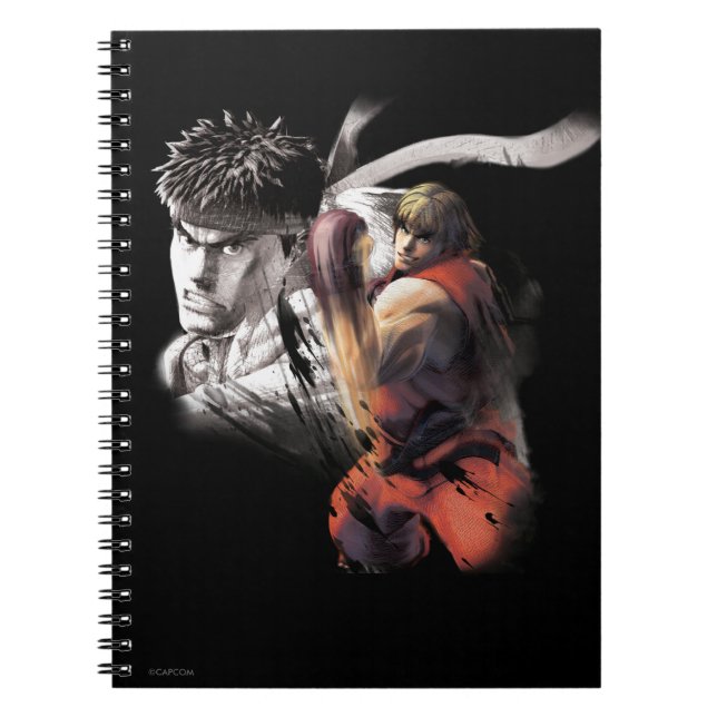 Ken Vs. Ryu Notebook (Front)