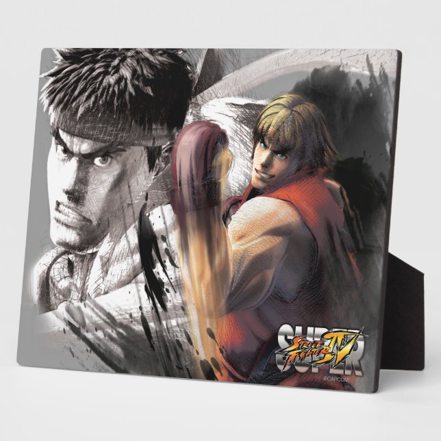 Ken Vs. Ryu Plaque (Side)