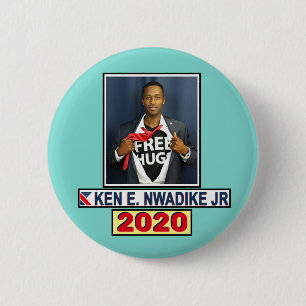 Ken W. Nwadike, Jr. for President Button