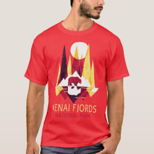 Kenai Fjords National Park Alaska Backpacking Camp T-Shirt