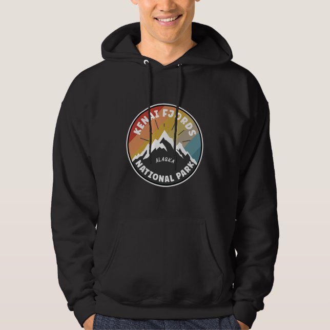 Kenai Fjords National Park Alaska Hoodie (Front)