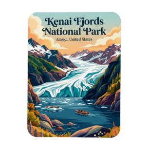 Kenai Fjords National Park Alaska Magnet