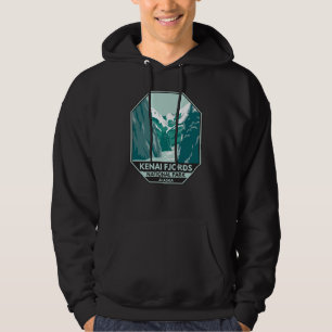 Kenai Fjords National Park Alaska Vintage Hoodie