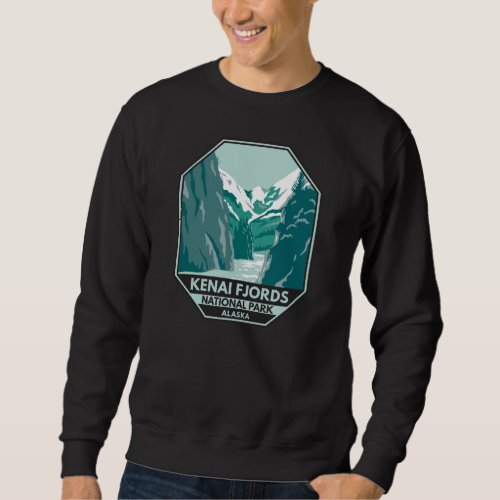 Kenai Fjords National Park Alaska Vintage  Sweatshirt