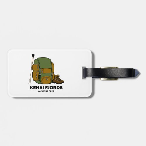 Kenai Fjords National Park Backpack Luggage Tag