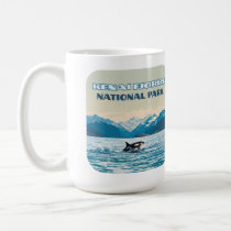 Kenai Fjords National Park Orca Alaska Vintage 
