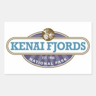 Kenai Fjords National Park Rectangular Sticker