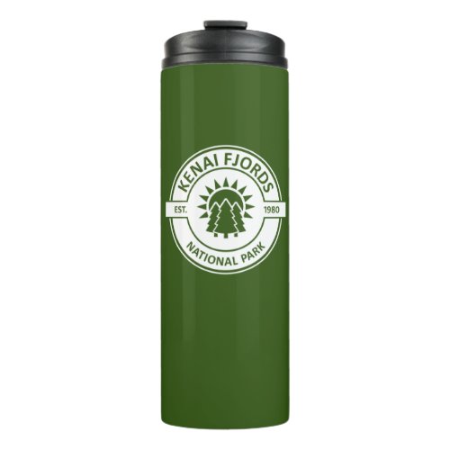 Kenai Fjords National Park Sun Trees Thermal Tumbler