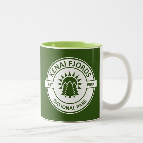 Kenai Fjords National Park Sun Trees Two_Tone Coffee Mug