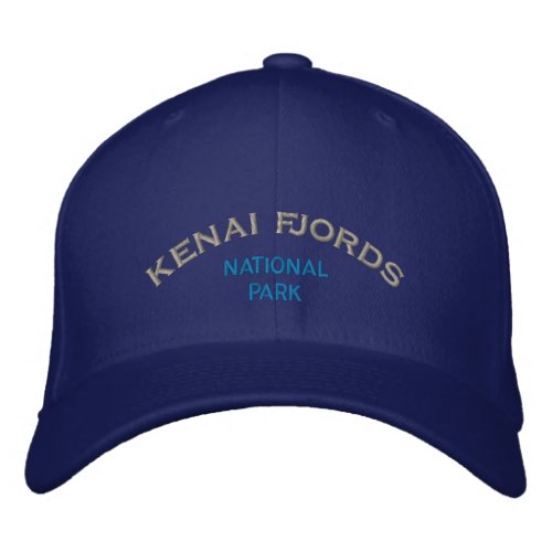 Kenai Fjords National Parks Embroidered Baseball Cap