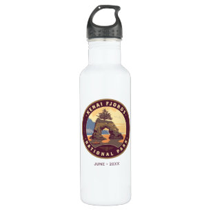 Kenai Fjords National Parks Stainless Steel Water Bottle
