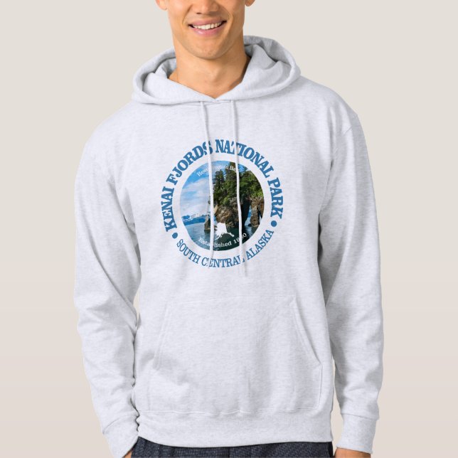 Kenai Fjords NP Hoodie (Front)
