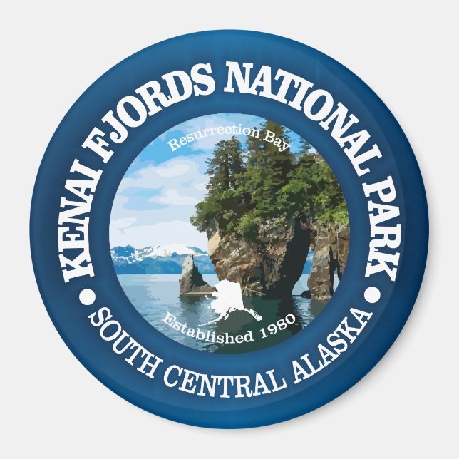 Kenai Fjords NP Magnet (Front)