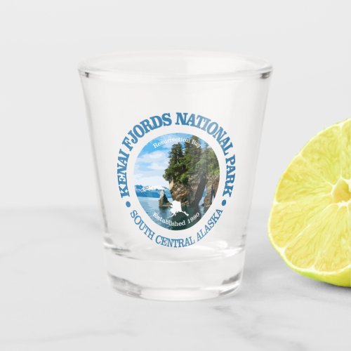 Kenai Fjords NP Shot Glass