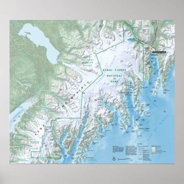Kenai Fjords Poster (Front)