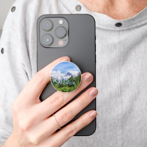 Kenai Fjords Snowy Mountains PopSocket