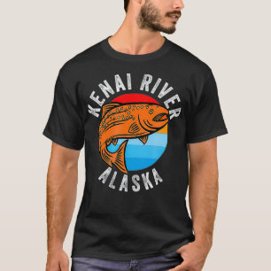 Kenai River Alaska Fishing Salmon Angler T-Shirt