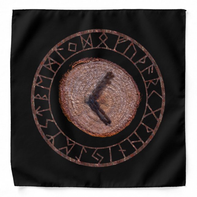 Kenaz elder futhark rune bandana (Front)