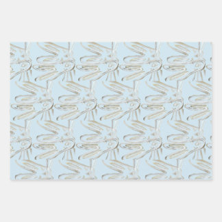 Kendall Boggs Fine Art Pale Rabbits Wrapping Paper Sheets